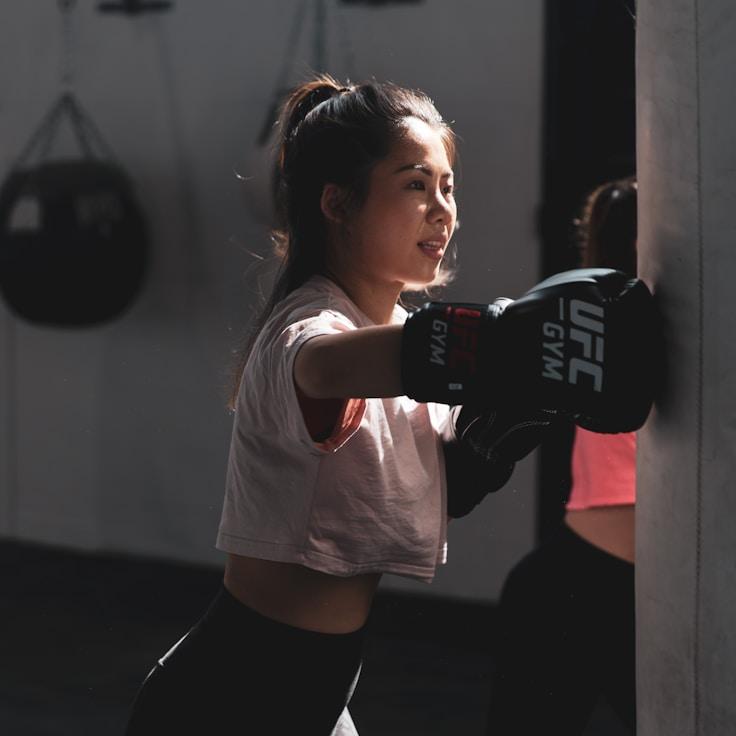Modern fitness center interior with exercise equipment